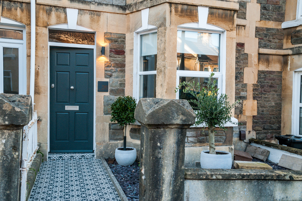 Exterior of the renovated Victorian property on Maybrick Road, Bath